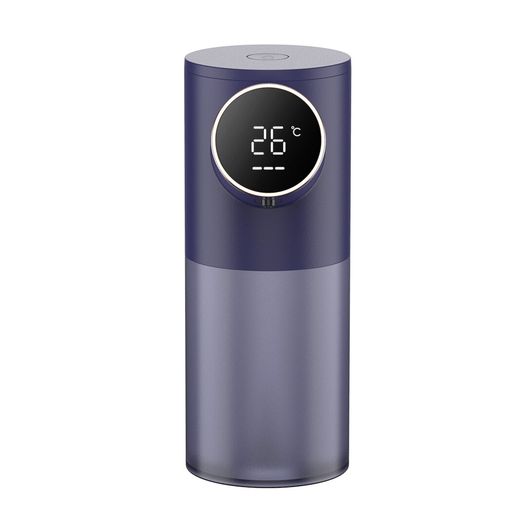 Xiaomi Automatische Zeepdispenser Usb Oplaadbare 320Ml Vloeibare Zeep Dispensers Digitale Display Schuim Handdesinfecterend Machine: Blauw