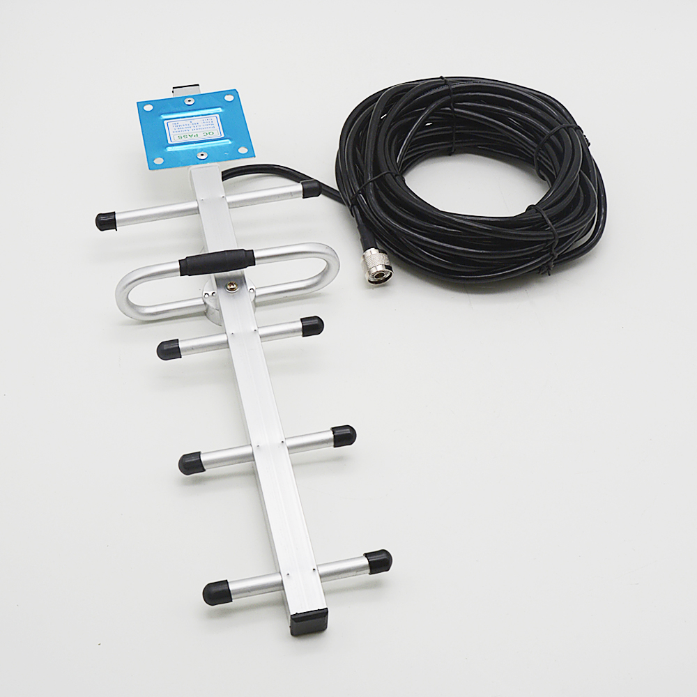 850MHz 900MHz 8DBI Outdoor Yagi Antenna External Outside Directional Antenna 806-960MHz With N Male 10M Cable For GSM Repeater