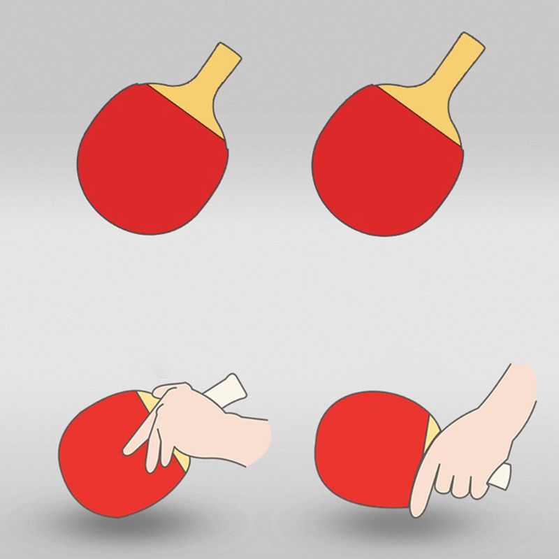 Sports and Entertainment Table Tennis Paddles Ping Pong Racket 2 Paddles with 3 Balls Set Semi-pro Rubber Durable