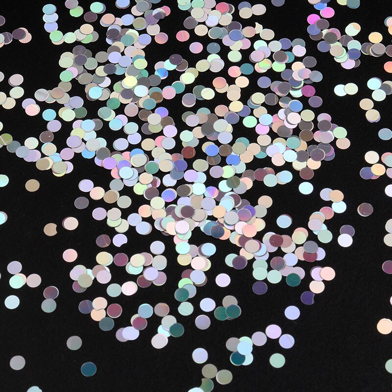 1 Doos 3Mm Dot Nail Pailletten Flakies Ronde Kleurrijke Nagels Flakies Paillette Accessoires 3D Nail Art Decoratie In Doos