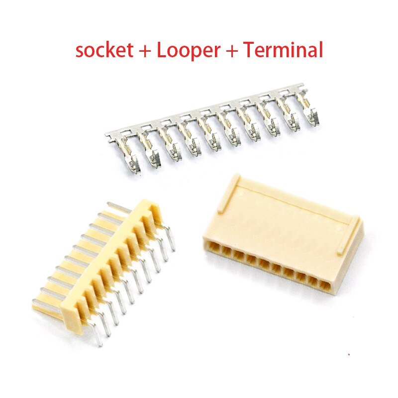 100 kit connettori angolo retto KF2510-2P 2,54mm pin intestazione