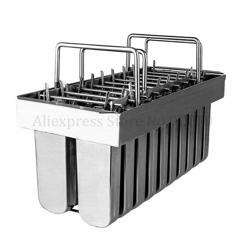 Moldes para Polos de hielo de acero inoxidable, molde para Polos de hielo comercial DIY, 20 piezas /soporte para palos por lotes: P03