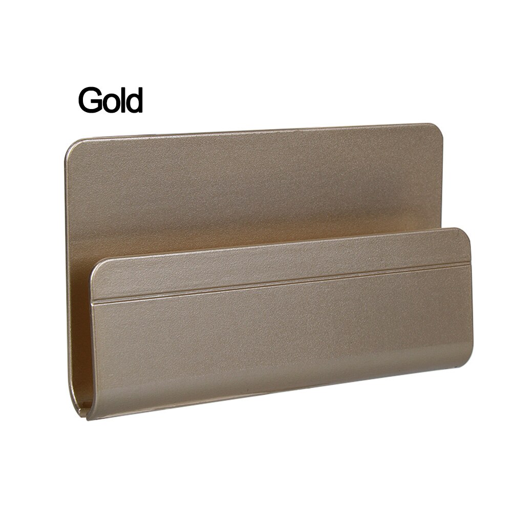 Support mural suspendu pour téléphone portable, étagère suspendue multifonctionnelle, outils de rangement et d'organisation à domicile, 1 pièce: gold