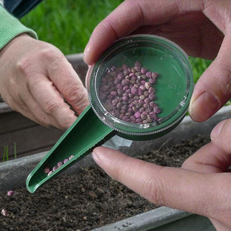 Gardening Supplies Seeding Device Plastic Seeder 5 Size Adjustable Flower and Vegetable Seeder