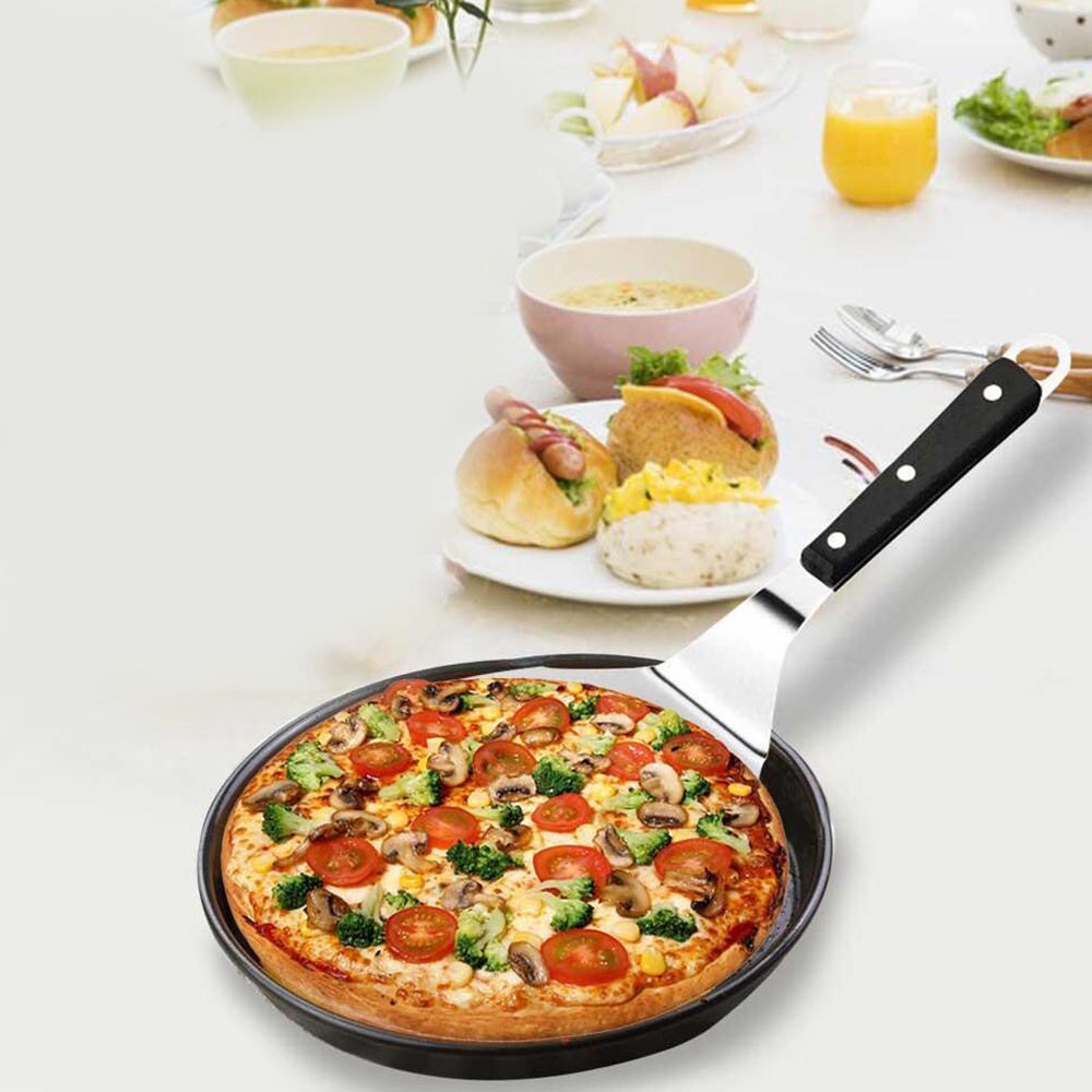 14 ''Rvs Pizza Koekenpan Schil Lifter Shove Spatel Paddle Pannenkoek Bakken Tool Cake Schop Keuken Accessoires