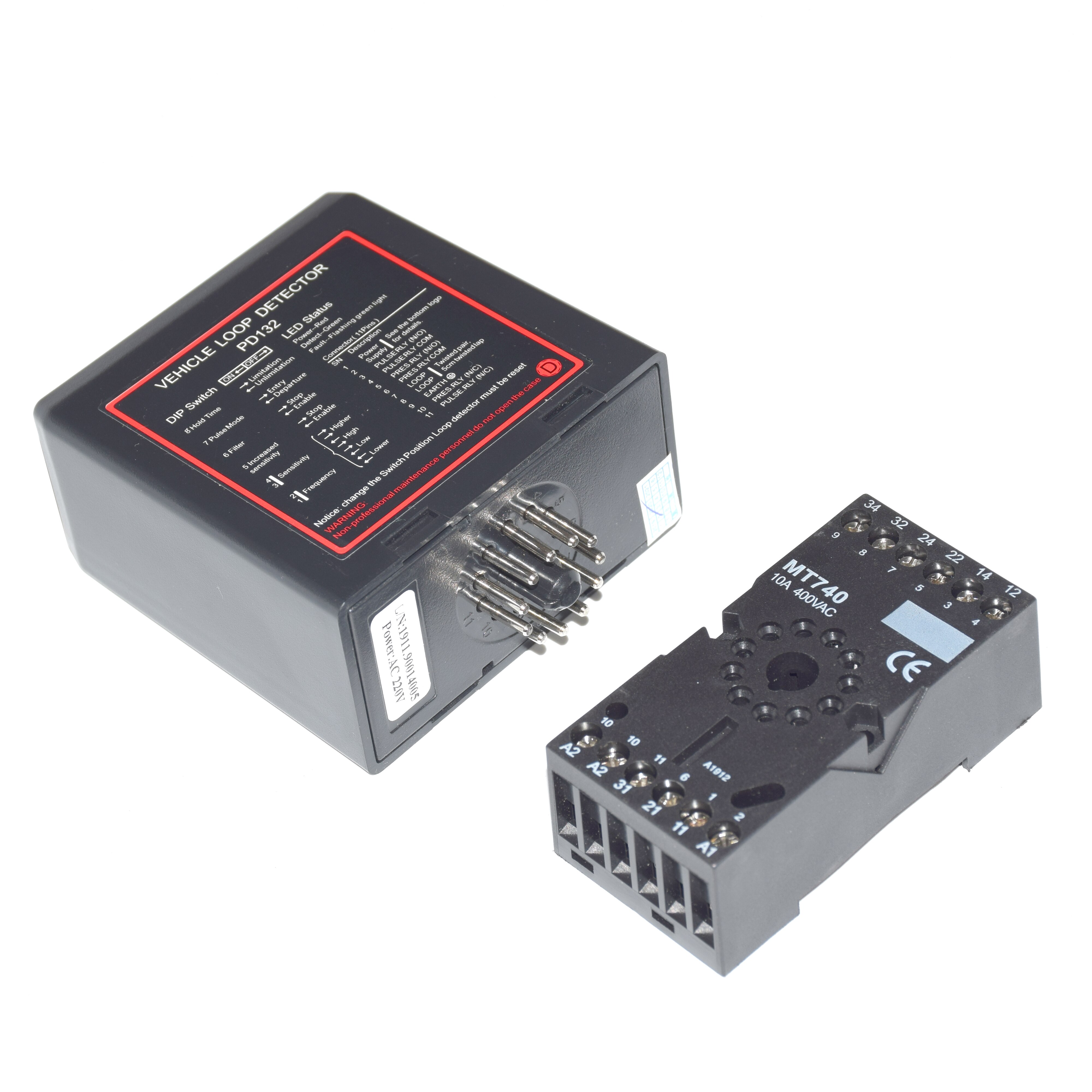 Dual channel Parking Barrier Control// Motorised Gates Doors inductive loop detector for Gates and Traffic control