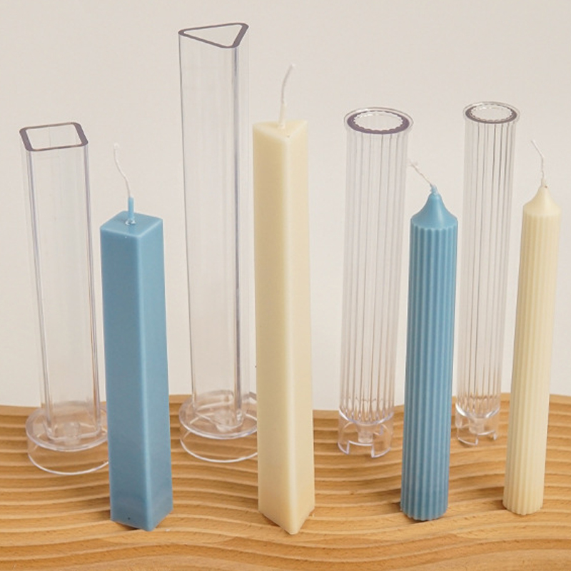 Rectangular Triangle Long Bar Spiked Rack Candle Plastic Mould Forms for Candles Diy Candle Making Supplies Make Candl Yourself