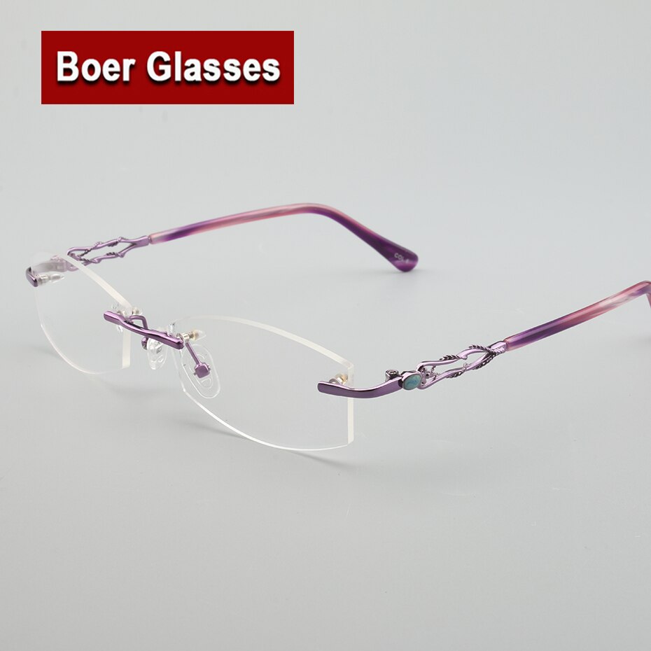 Montures de lunettes légères sans bords pour femmes, nouvel arrivage à la , myopie, Prescription optique, #3057