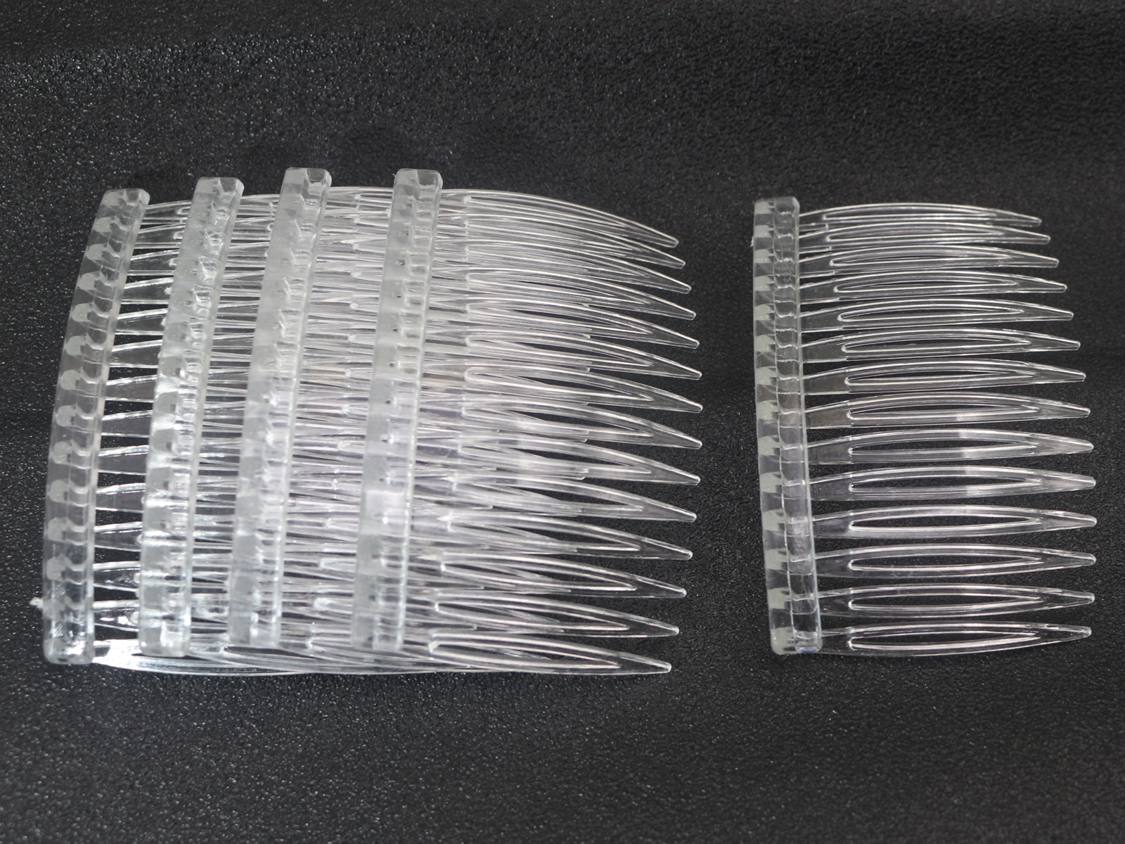 20 Clear Plastic Haarspeldjes Side Kammen Pin Haarspeldjes 70X40mm Voor Dames