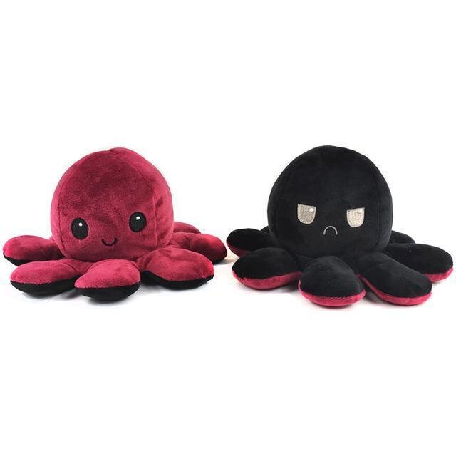 Flip two-sided Octopus Plush Stuffed Doll Toy: M