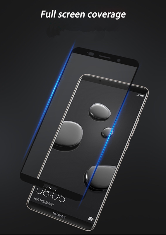 2 stuks Screen Protector Glas Voor Huawei Mate 10 Pro Gehard Glas Voor Huawei Mate 10 Pro Volledige Cover Glas voor Huawei Mate 10Pro