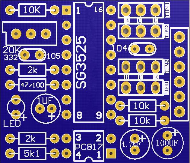 SG3525 płyta napędowa falownik płyta napędowa z regulacją częstotliwości DIY części