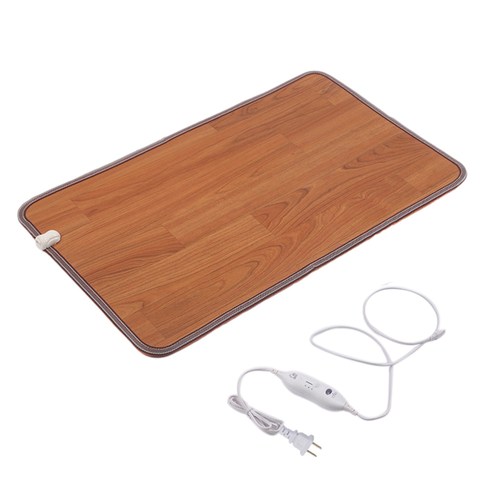 220V Office Heating Foot Mat Warmer Leather Electric Heating Pad Warm Feet Thermostat Carpet Household Warming Tools Feet Warmer: 50 x 80cm