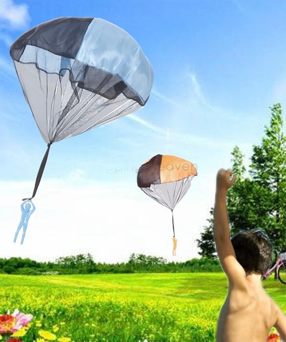 Kids Kinderen Paragliding Parachute Gooien en Speelgoed voor Jongens Set, Outdoor Fun & Sport Campagne Kinderen Leren