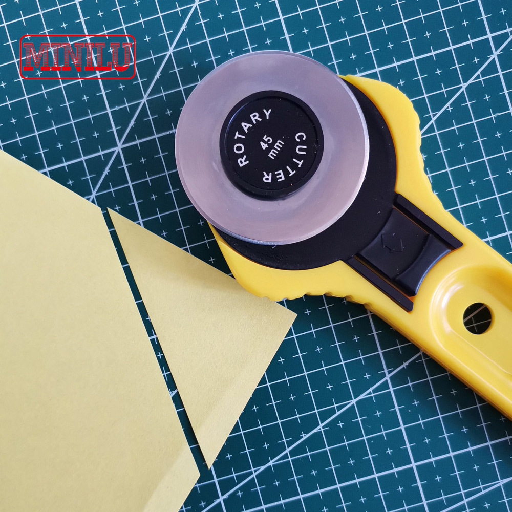 45mm Leather Tools Rotary Cutter Fabric Wavy Cutter Skip Gear Blades OLFA Quilting Accessories Cutting