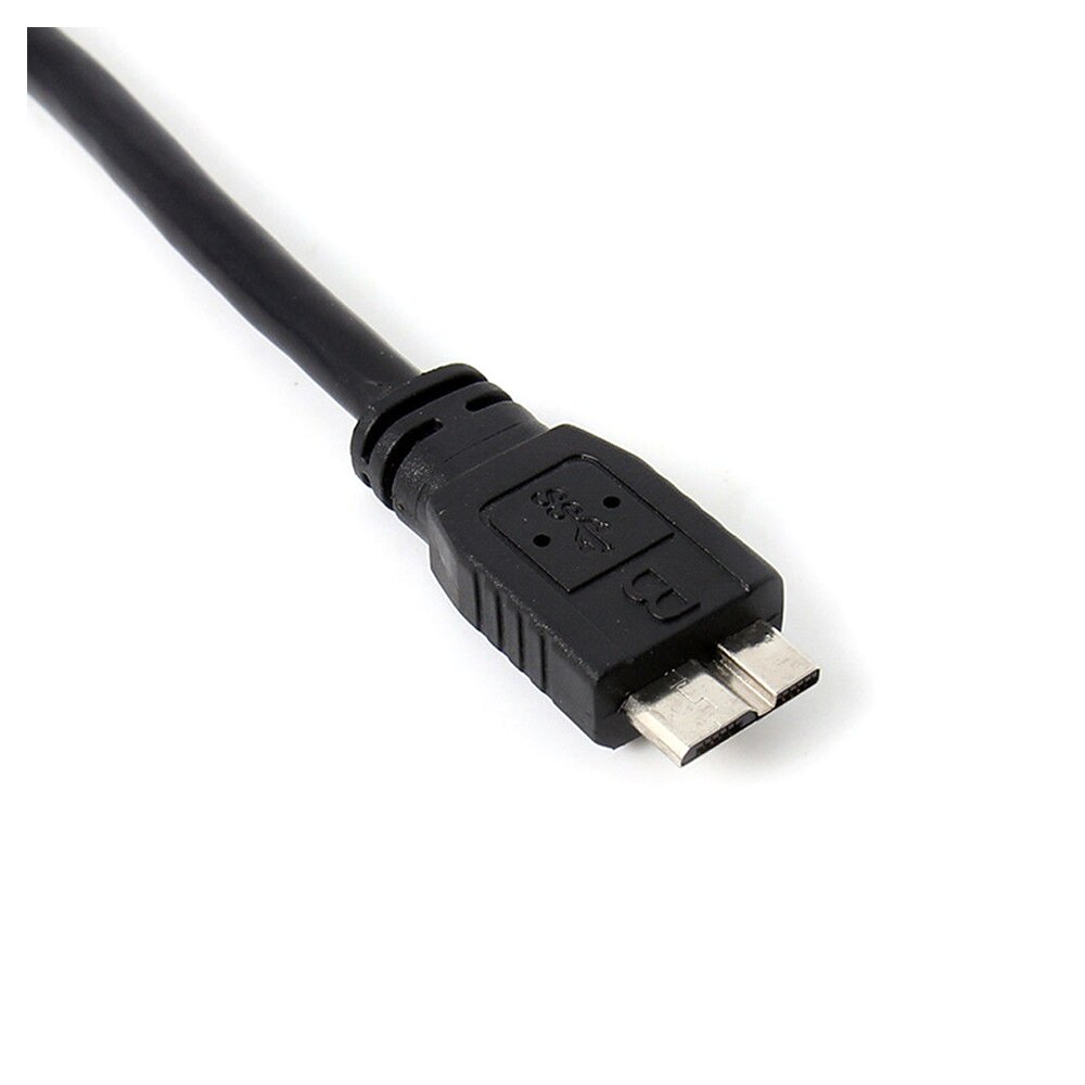 0.5m nopeaa dual usb 3.0 a uros-mikro kaapelilla siirrä kovalevyn kaapeli musta