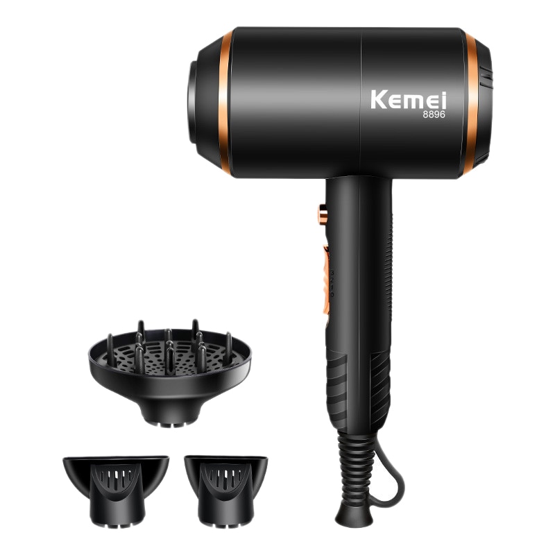 Kemei KM-8896 sèche-cheveux Super puissance 4000W forte énergie éolienne électrique sèche-cheveux Salon outils EU Plug: Default Title