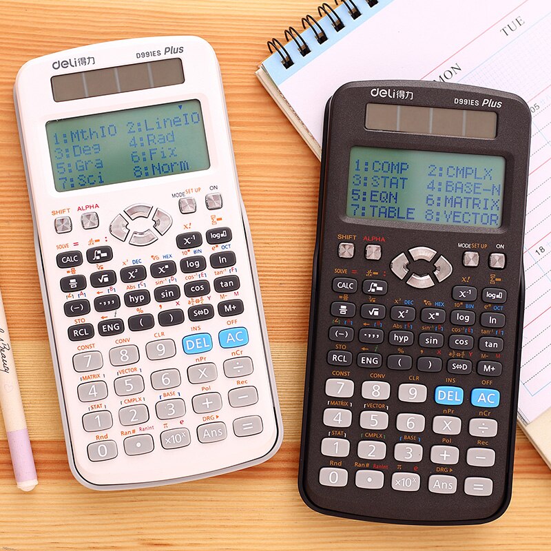 1pcs D991es Plus Scientific Function Calculation Calculus Test Solution Equation Multifunction Scientific Calculator
