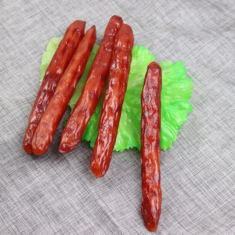 Künstliche Lebensmittel PVC Simulation Wurst Scheiben Geschnitten schinken Hotdog Requisiten Lebensmittel Dekorative Spielzeug Lebensmittel Modell