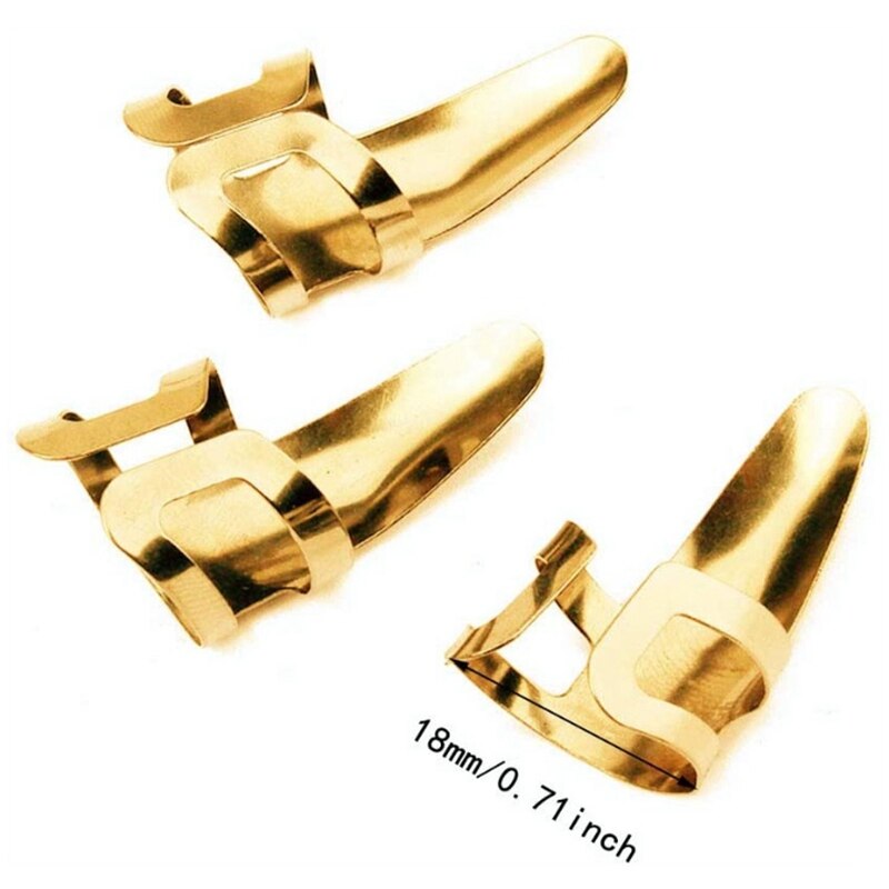 -Plectrums Set Gitaar Duim Vinger Picks Inclusief 15 Stuks Duim En Vinger Picks (3 Soorten) met Opbergdoos