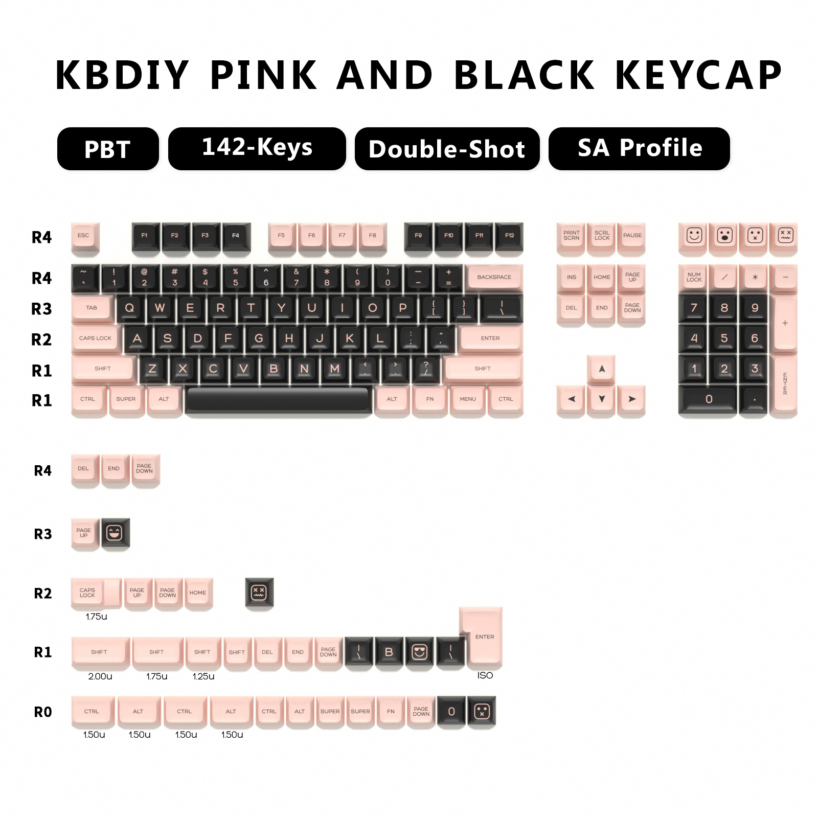 Kbdiy 161 tasten gmk bogen keycap set double shot pbt weiß sa profil keycaps gamer benutzer definierte iso für mechanische spiel tastaturen 7u: Cream color