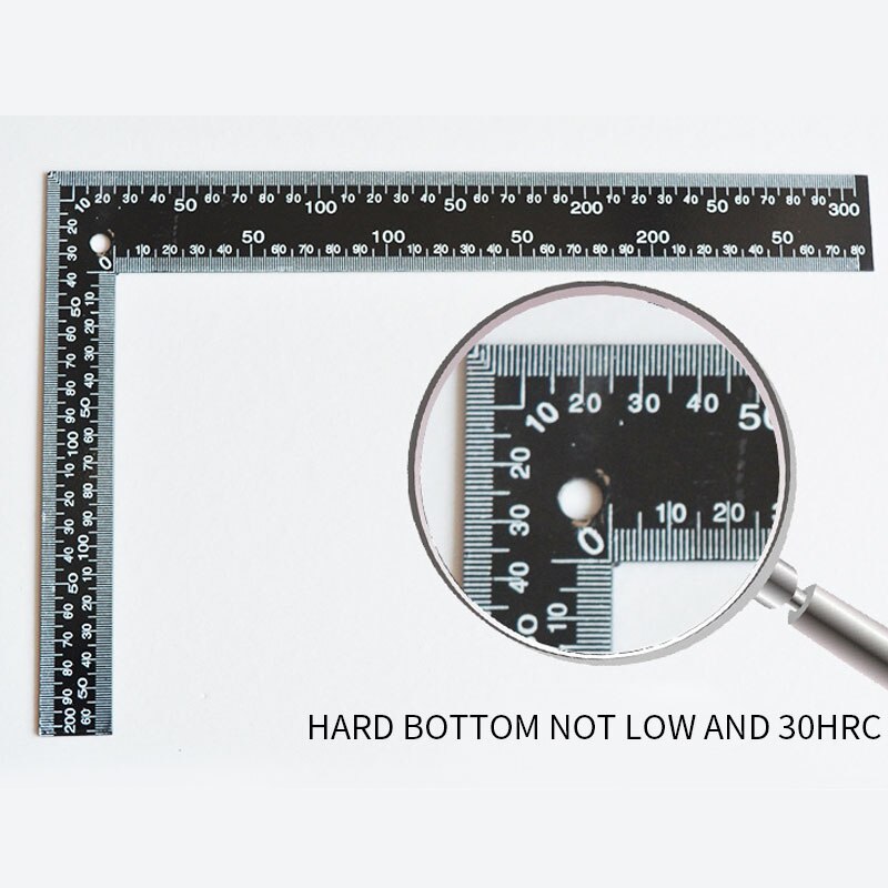 90 degree right angle square ruler measuring angle right angle stainless steel rustproof woodworking leather DIY