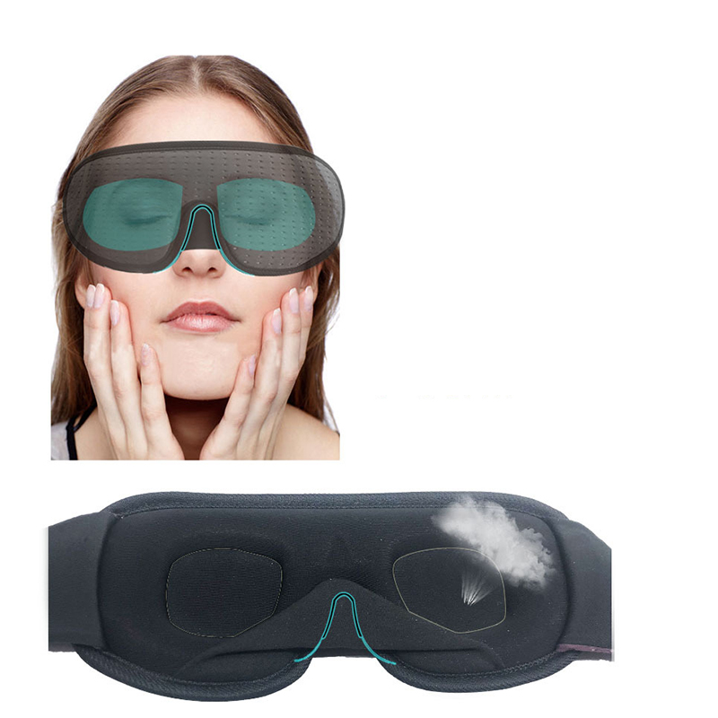 3d uni naamio varjostus laastari matka lepo silmänaamari pehmeä sokea miehille naisille realx silmäsuoja unihoito silmäsuoja helpotus väsymys