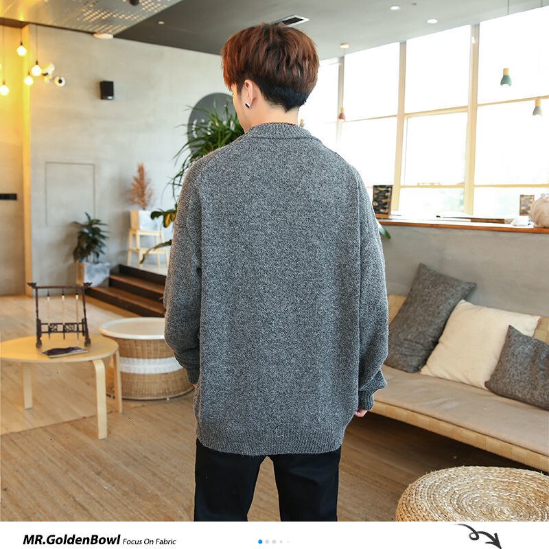 MrGoldenBowl automne hommes chandails Dragon chinois imprimé tricoté pulls grande taille homme pull ample hauts