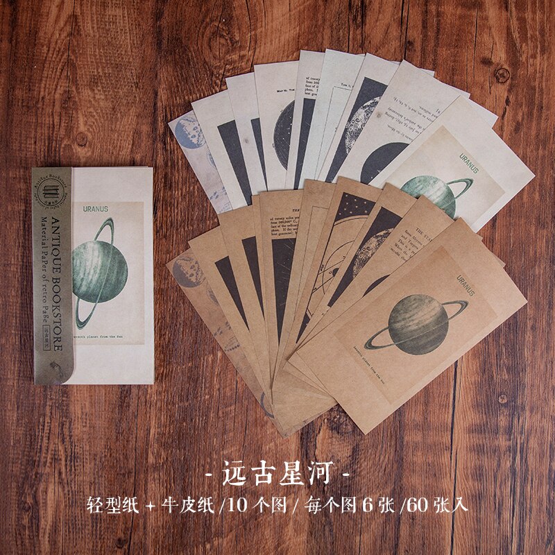 Carta antica del materiale di sfondo della serie del negozio di libri della carta kraft della pagina retrò carta del mestiere di Scrapbooking di junkJournal DIY: 6