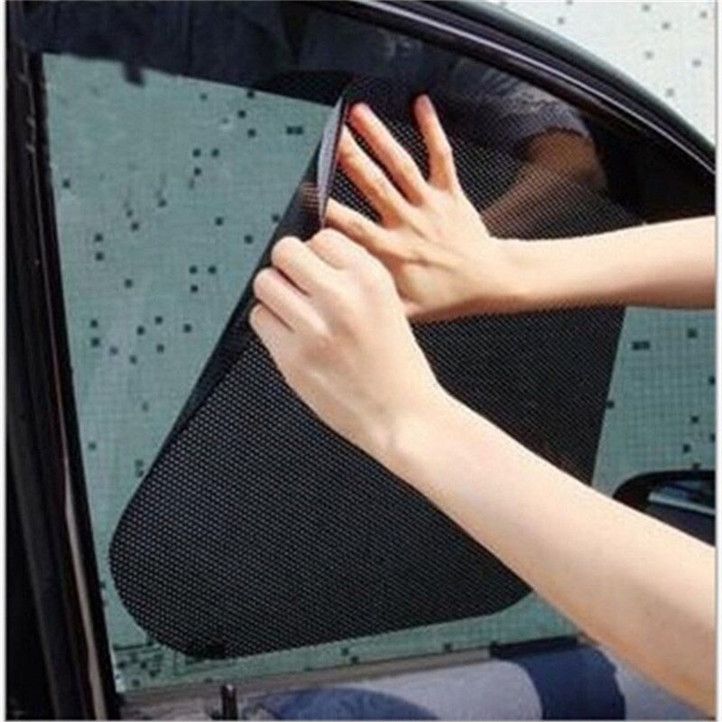 48cm x 38cm 3D PVC voiture feuille rouleau Film voiture autocollants noir fenêtre crème solaire statique Net Film voiture style accessoires