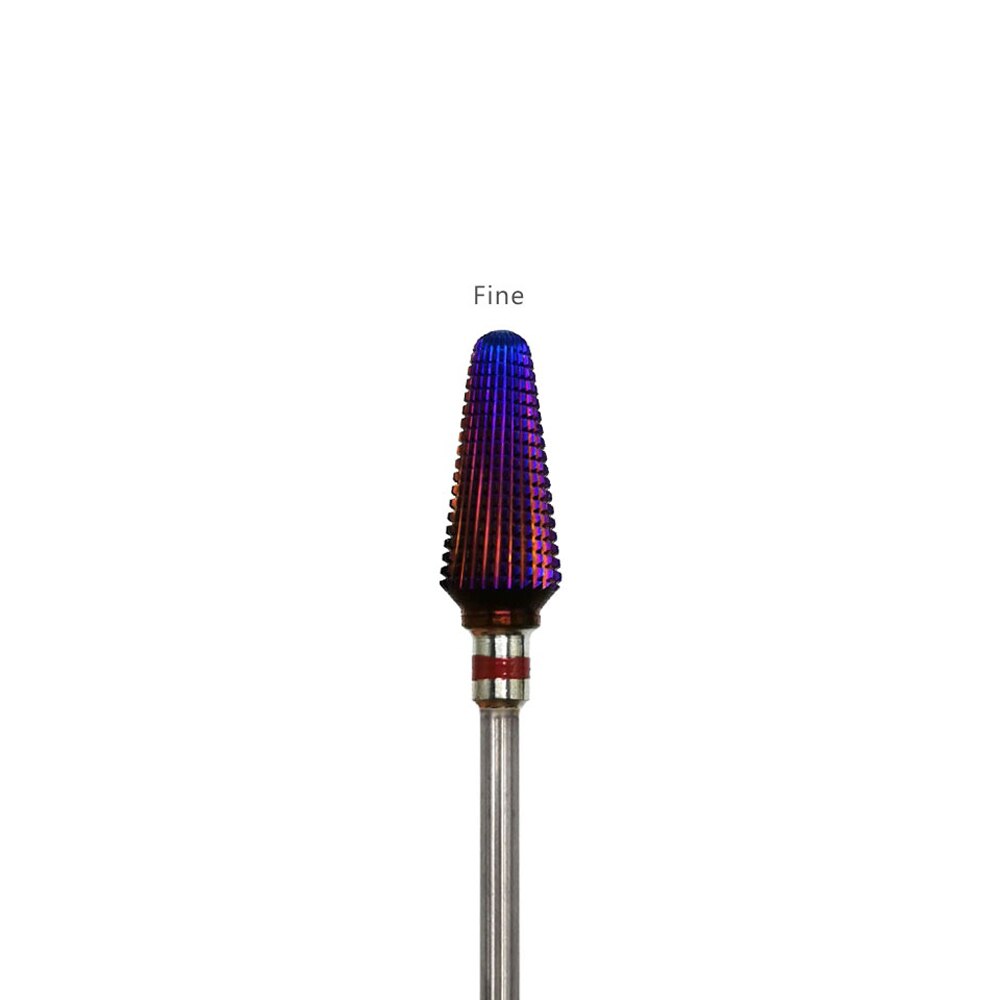 Tornado-brocas de carburo de tungsteno para manicura, 6 tipos de brocas para pulidora eléctrica: F