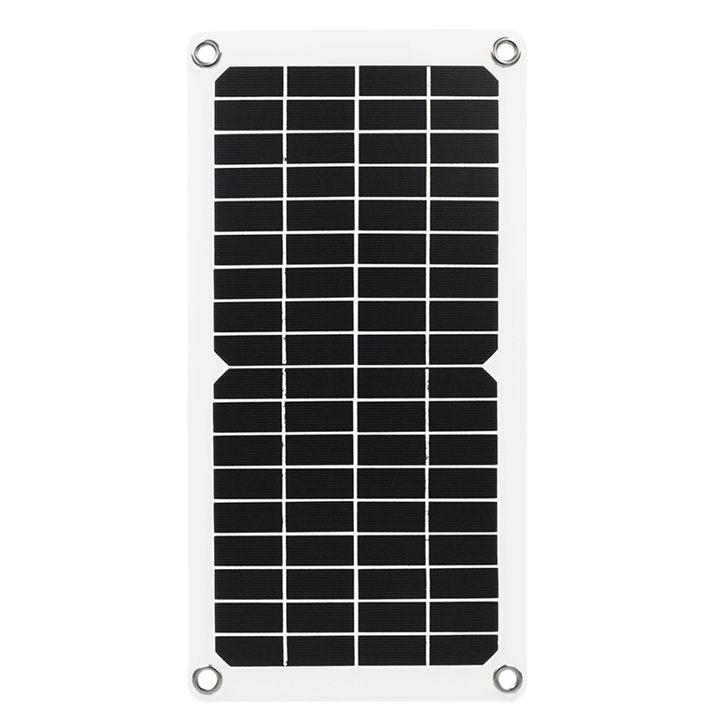Solar Panel 10W 5V Waterproof Monocrystalline Silicon Solar Power Bank Outdoor Camping Battery Charger