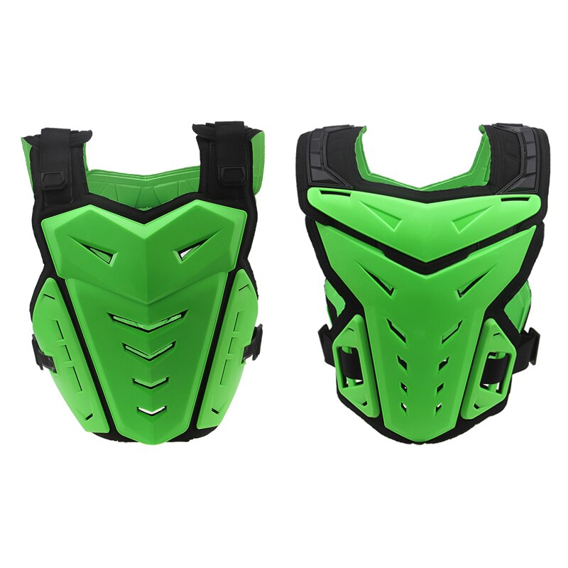 Sport Beschermende Motorfiets Armor Vest Racing Motocross Jas Crossmotor Peuter Kid Armour Off Road Ski Gear Bescherming Racer: Green