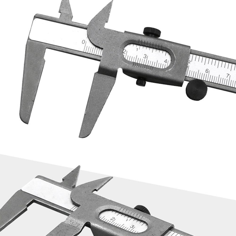 Practical Slide Gauge 0.01mm Stainless Steel Dial Meter Metal Caliper Vernier Caliper Scale Silver Gadget Tool Parts Instrument
