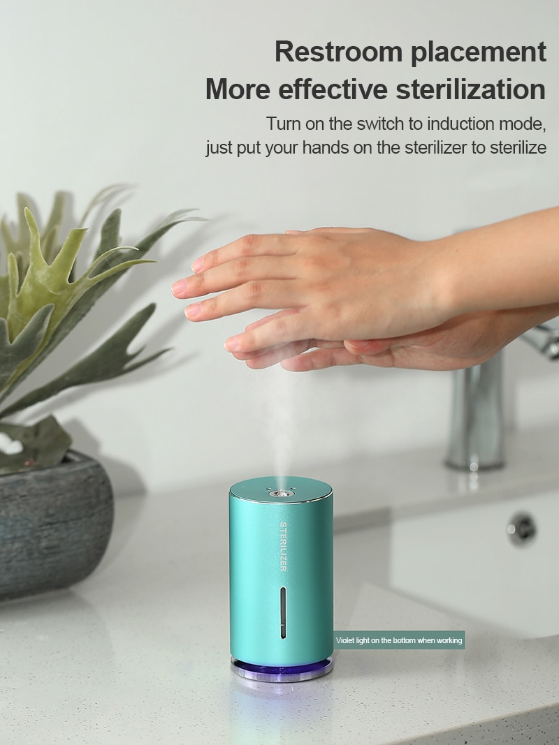 Touchless Hand Disinfection Machine Automatic Soap Dispenser Gesture Smart Sensor Mist Spray Hand Sanitizer Disinfection 150ML