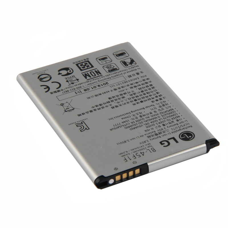 Original BL-45F1F Battery for LG k8 K4 K3 M160 Aristo MS210 2410mAh X230K M160 X240K LV3 2410mAh