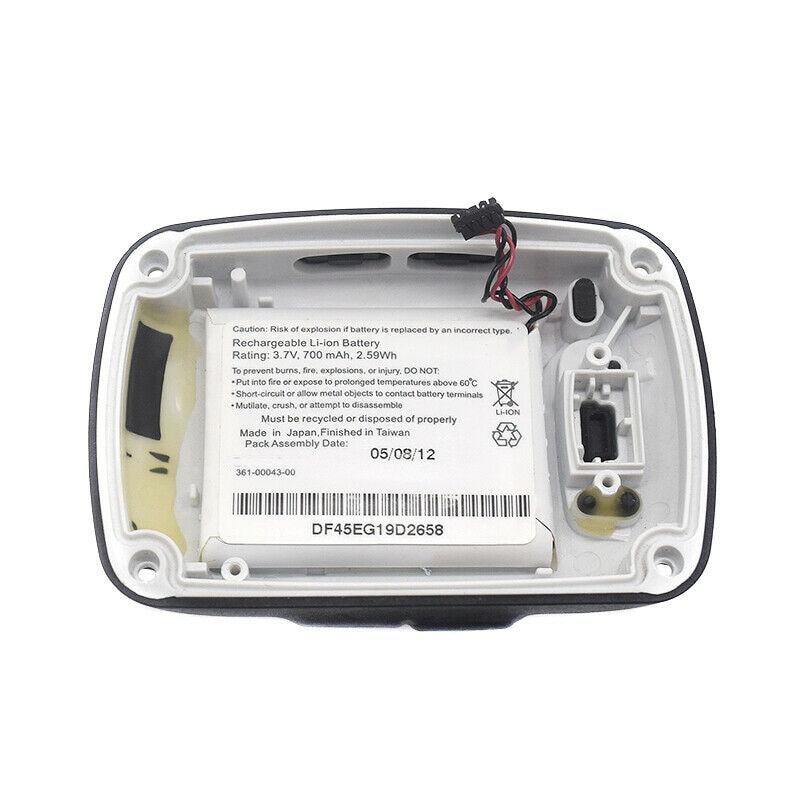 For Garmin Edge 500 Back Cover Edge 500 Back Case Replacement Part Black & White - Used