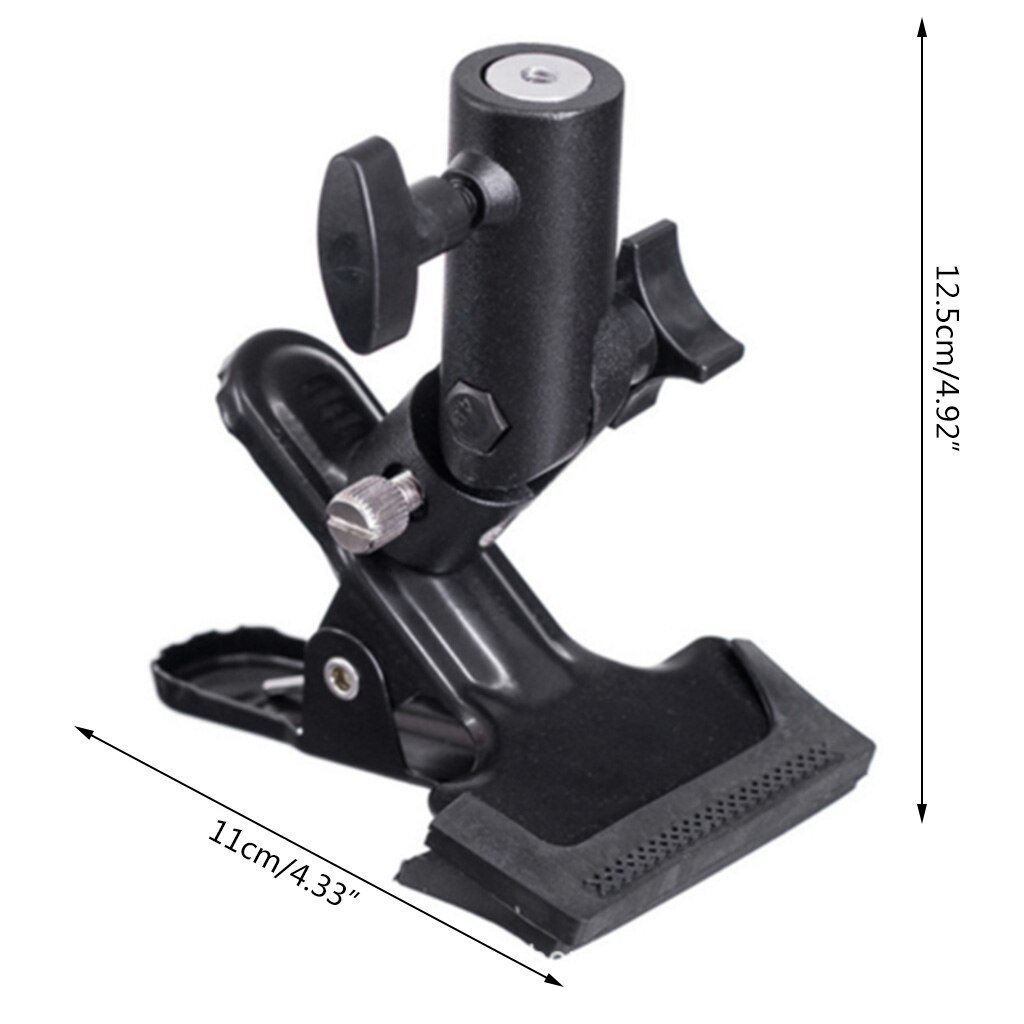 E-shaped Light Stand Mount Bracket Heavy Duty Tripod Stand for Light Monolight Softbox Reflector Holder Clip Backdrop