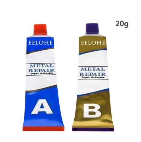 100g Magic Reparatie Lijm AB Metaal Gietijzer Repareren Lijm Hittebestendigheid Koudlassen Metaal Reparatie Lijm Middel Caster lijm: Beige