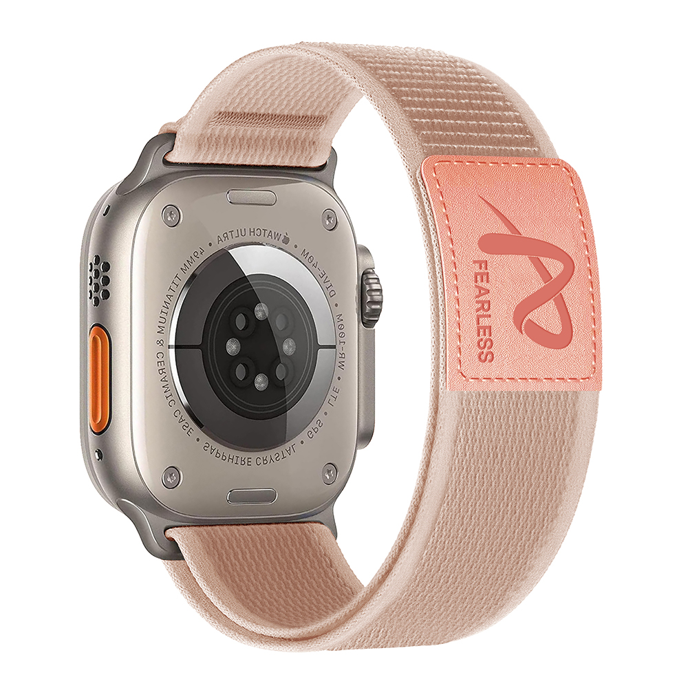 Nylon Leather Strap for Apple Watch Band Ultra 49 44 45mm 42mm 41 40 38 Sport Watchband for Iwatch Serise 10 9 8 7 6 5 Bracelet