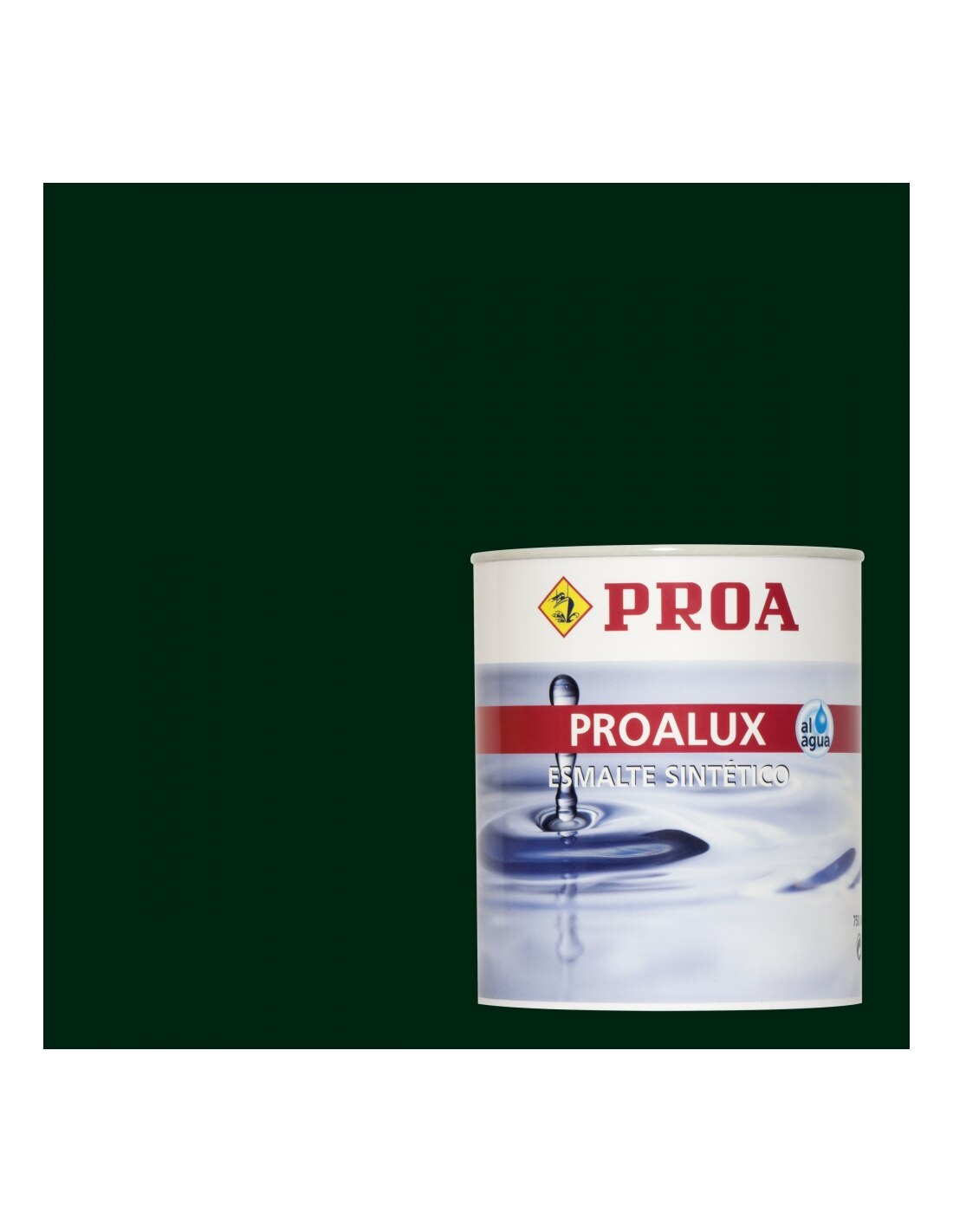 Proalux verde smalto ad acqua di Inglese ral 6009
