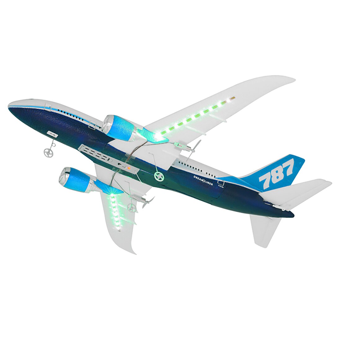 QF008 2,4G 3CH Simulierte Fernbedienung Fixed-Flügel EPP Flugzeug-GorNorriss EPP 550mm Spannweite 6-Achse gyro mit Licht Bar DIY Flugzeug