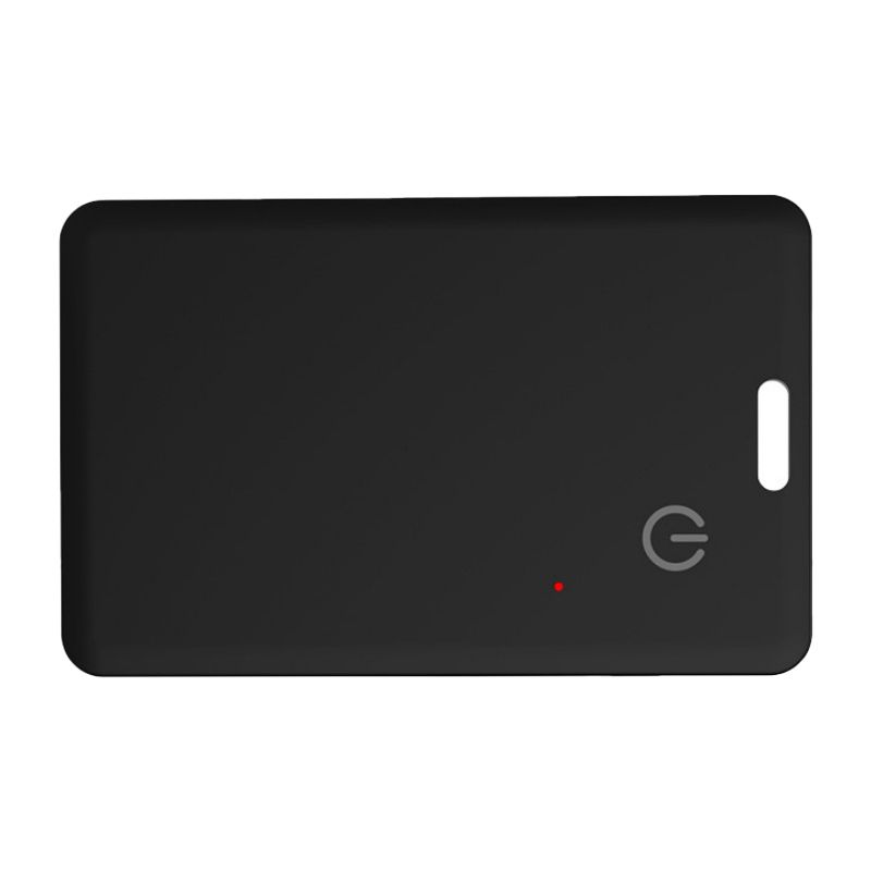 Card-style anti-loss device is applicable for Find My mobile wallet, keys, luggage, bags and global intelligent positioning and: black