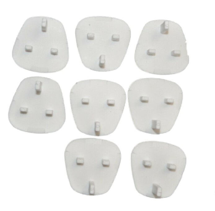 3 6 8 12 24 Packs Baby Safety Outlet Plug Cover Power Socket Protectors Children Kids Electric Shock Guard Protection 3 Pins: 8 pieces