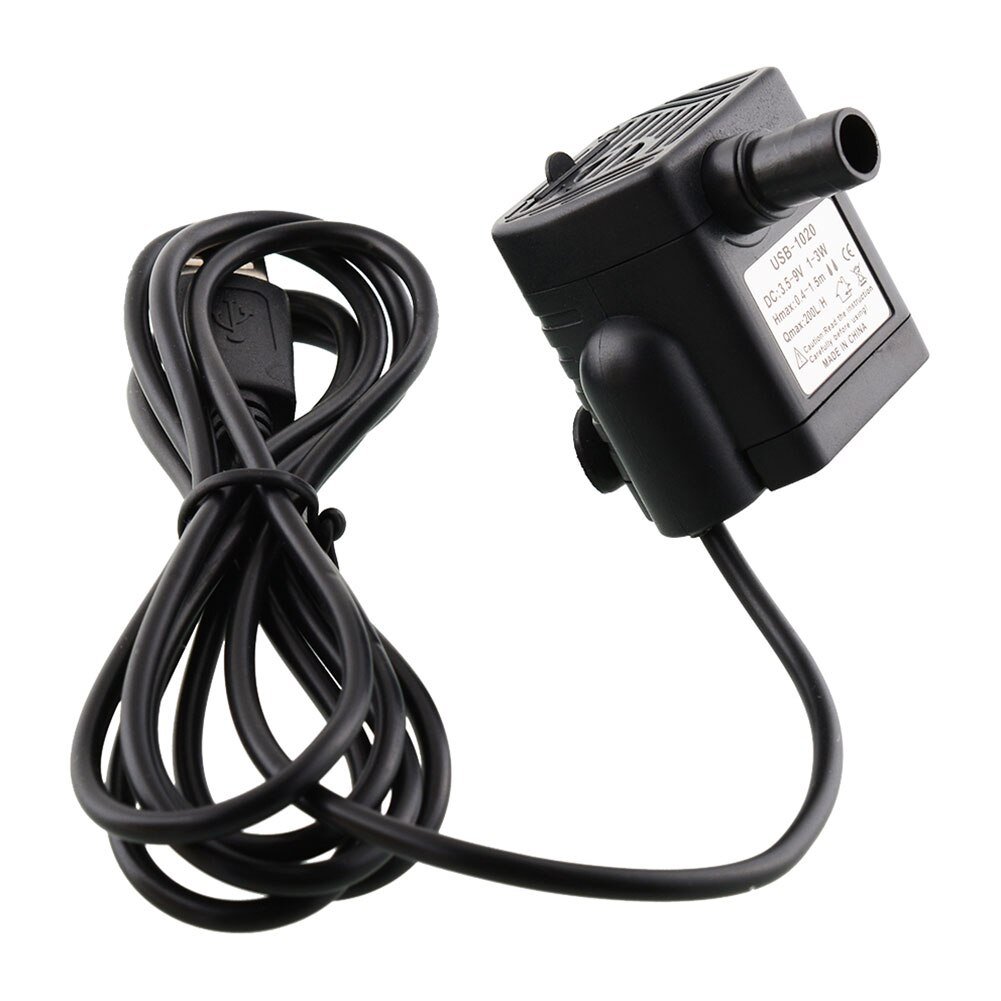 1.5m 3.5-9v vandpumpe usb vandtæt cirkulerende akvarie mini børsteløs ultra-støjsvag akvarie dyk cirkulationsmotor
