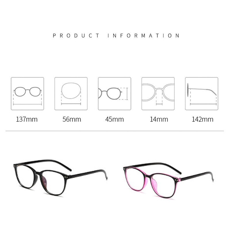 Reading Glasses Round Frame Reading Glasses Unisex Women Men Optical Computer Presbyopic Glasses Diopters +1.0 1.5 2 2.5 3 3.5 4