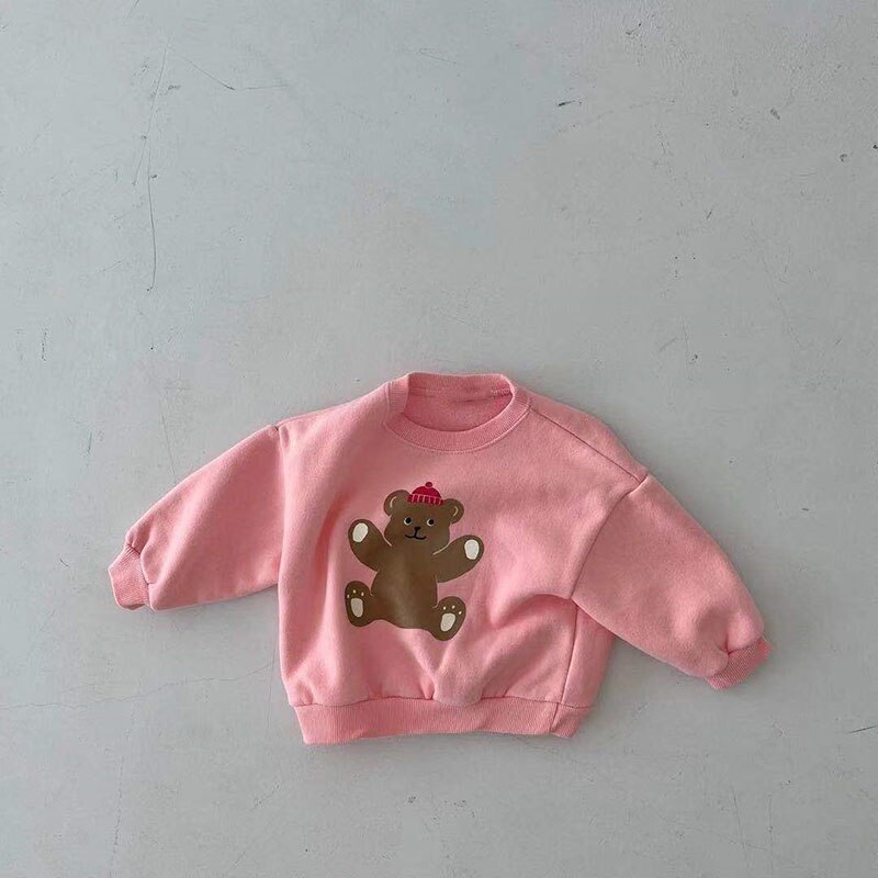 MILANCEL 2022 Spring Baby Hoodies Brief Boys Sweatshirts Girls Base Tops