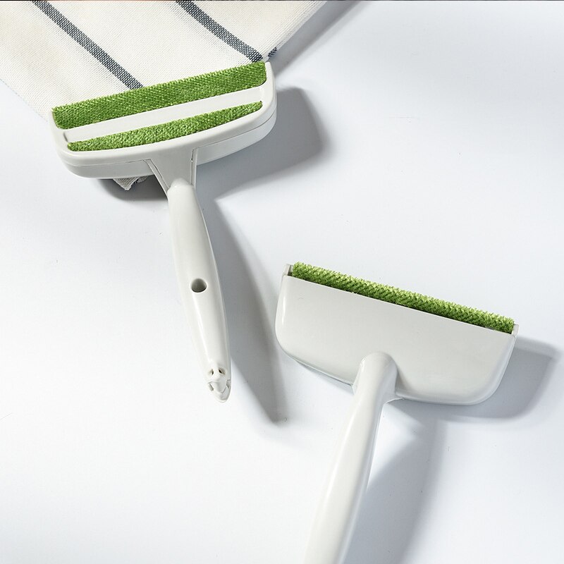 Reusable Dust Brush Fur Sofa Device Brushes Cleaning Clothes Remove Pet Hair Brush Remover Stick Cleaners Double-head