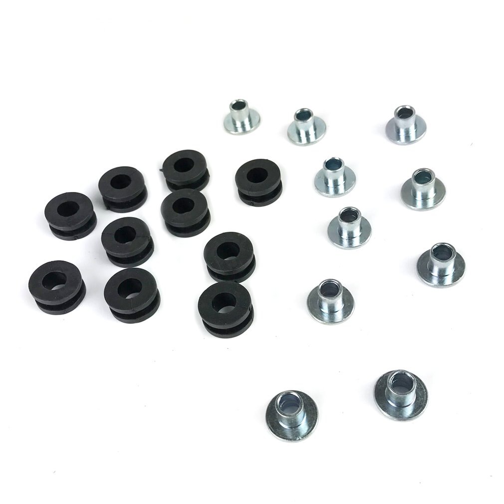 10X Motorcycle Grommets Bolt Rubber Kit For For For Suzuki Kawasak