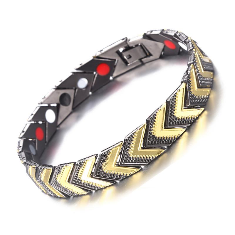 Bracelet magnétique pour hommes et femmes, énergie thérapeutique, guérison, thérapie, arthrite, Stress, soulagement de la douleur, bijoux à la